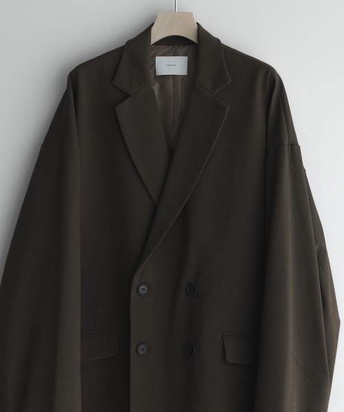 セットアップ対応】loose basic double tailored jacket / ルーズ