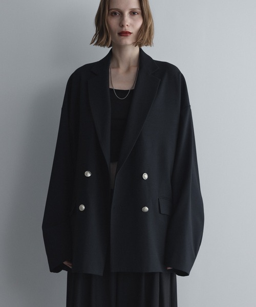 セットアップ対応】loose basic double tailored jacket / ルーズ