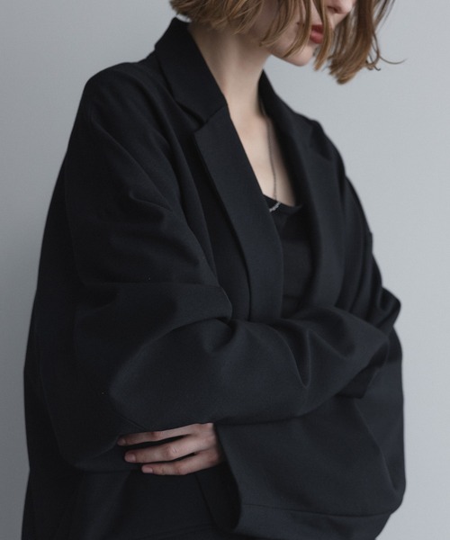 セットアップ対応】loose basic double tailored jacket / ルーズ