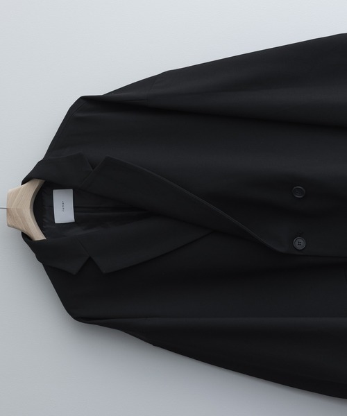 remer(リメール)の「【セットアップ対応】loose basic double tailored jacket / ルーズベーシックダブルテーラードジャケット(テーラードジャケット・メンズ・ダークブラウン/ブラック/グレイッシュベージュ/ネイビー/ブラック系その他/ブラウン系その他・MEDIUM/SMALL/X-SMALL/LARGE)」の13枚目の写真
