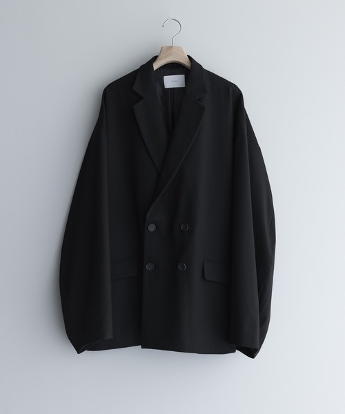 セットアップ対応】loose basic double tailored jacket / ルーズ