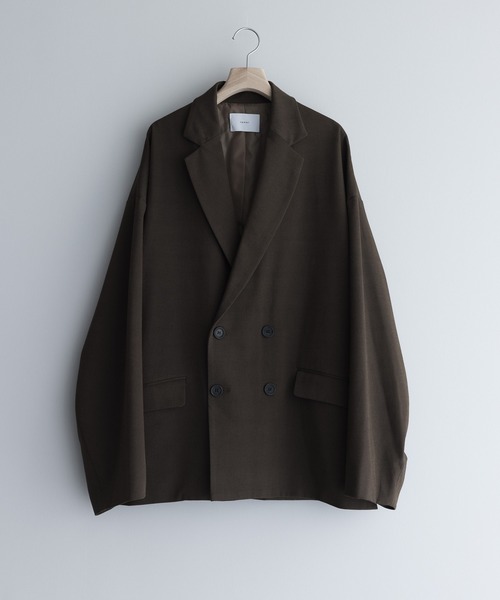 セットアップ対応】loose basic double tailored jacket / ルーズ