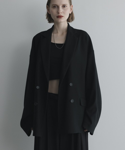 remer(リメール)の「【セットアップ対応】loose basic double tailored jacket / ルーズベーシックダブルテーラードジャケット(テーラードジャケット・メンズ・ダークブラウン/ブラック/グレイッシュベージュ/ネイビー/ブラック系その他/ブラウン系その他・MEDIUM/SMALL/X-SMALL/LARGE)」の22枚目の写真