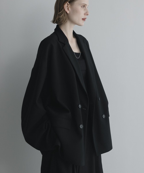 セットアップ対応】loose basic double tailored jacket / ルーズ