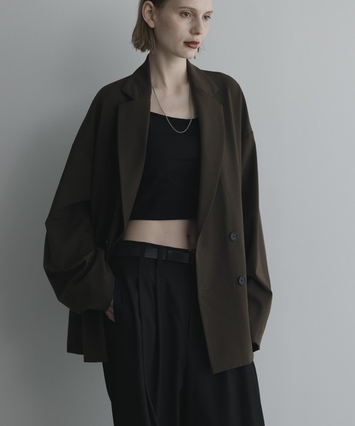 remer セットアップ loose basic double tailored セットアップ対応】loose basic double tailored jacket / ルーズ