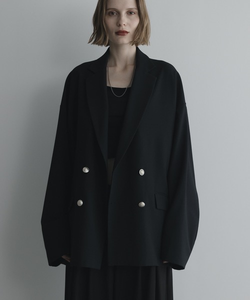 セットアップ対応】loose basic double tailored jacket / ルーズ