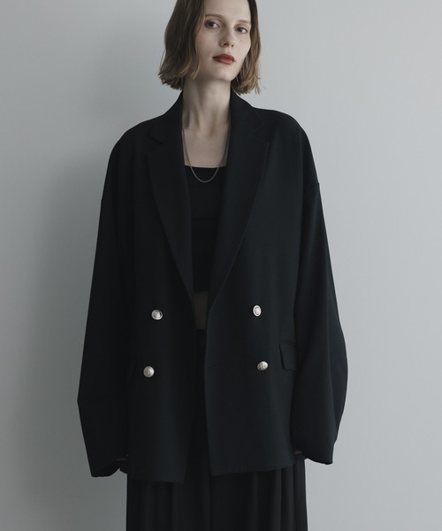 セットアップ対応】loose basic double tailored jacket / ルーズ