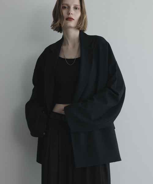 セットアップ対応】loose basic double tailored jacket / ルーズ