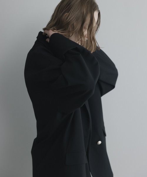 セットアップ対応】loose basic double tailored jacket / ルーズ