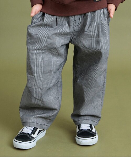 BREEZE（ブリーズ）の「【WEB限定・裏起毛】あったかタックワイドパンツ（その他パンツ・キッズ・ベージュ/イエロー/グレー/ブラック/カーキ・100/90/140/150/110/120/130）」の2枚目の写真
