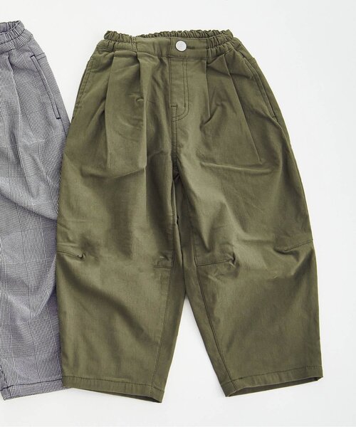BREEZE（ブリーズ）の「【WEB限定・裏起毛】あったかタックワイドパンツ（その他パンツ・キッズ・ベージュ/イエロー/グレー/ブラック/カーキ・100/90/140/150/110/120/130）」の4枚目の写真