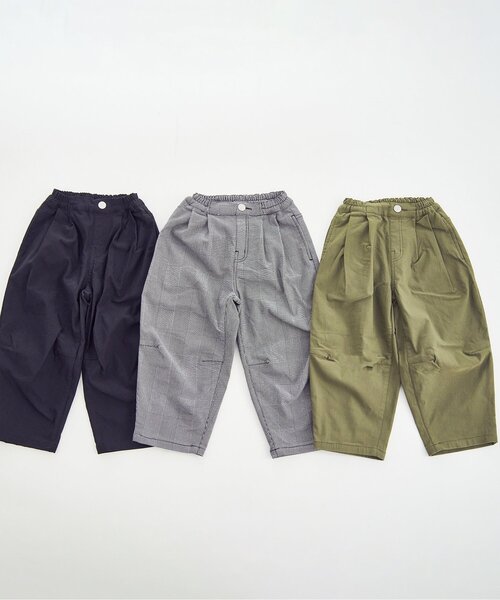 BREEZE（ブリーズ）の「【WEB限定・裏起毛】あったかタックワイドパンツ（その他パンツ・キッズ・ベージュ/イエロー/グレー/ブラック/カーキ・100/90/140/150/110/120/130）」の6枚目の写真