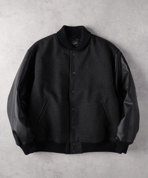 BACK NUMBER（バックナンバー）の「BACK NUMBER(バックナンバー)「THERMOLITE」中綿スタジャン（その他アウター・メンズ・ブラック/ダークグレー・M/L/XL/XXL）」の21枚目の写真