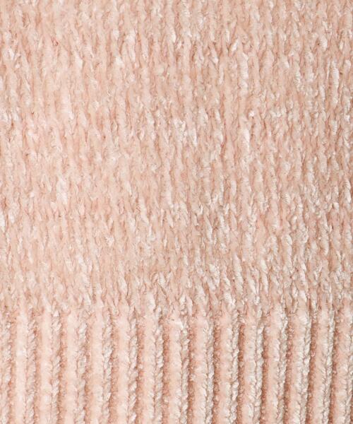 ITS'DEMO（イッツデモ）の「◆【手洗い可】ベロアモールニット（ニット/セーター・レディース・アイボリー/ブラウン系/サックスブルー/ピンク・00）」の19枚目の写真