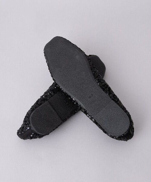 coen（コーエン）の「やみつきバレエシューズ（WEB限定サイズ）（バレエシューズ・レディース・シルバー/ブラック・22.5cm/23cm/23.5cm/24cm/24.5cm/25cm）」の3枚目の写真