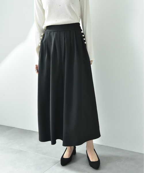 INTERPLANET(インタープラネット)の「パール釦スカンツ(その他パンツ・レディース・グレー/サックスブルー/ブラック/ブルー・FREE)」の14枚目の写真