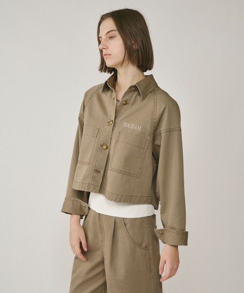 セール】ラグランショートシャツジャケット（デニムジャケット