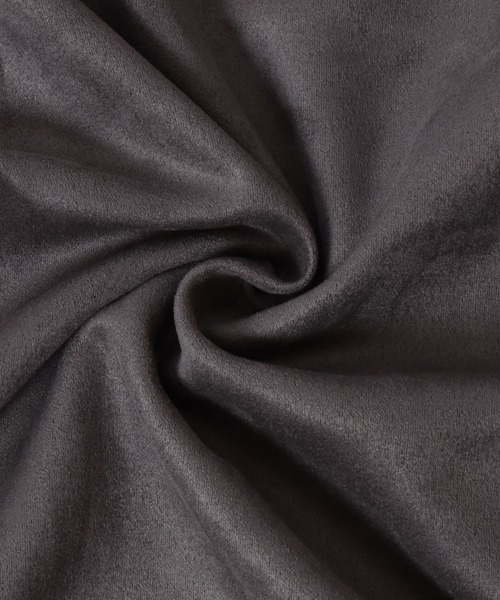 SITRY（シトリー）の「Fake Suede Game Sweat shirt/オーバーサイズ ブロークコア ゲームシャツ ユニフォーム フェイクスエード トレーナー スウェット（スウェット・メンズ・チャコール/グレイッシュブルー/アイボリー/グレー系その他/ネイビー/ホワイト系その他・L/M）」の16枚目の写真