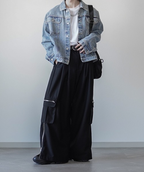 ELLUV/エルヴ】13ozヴィンテージデニム ジップギミック ショート