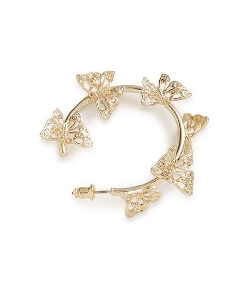 セール】【LILY BROWN × ANNA SUI】バタフライフープピアス