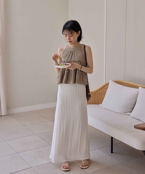 アメリ　3点セット　セットアップ ameri アメリ 3WAY JACQUARD SET UP グリーン - メルカリ