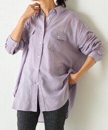 BEARDSLEY | 《FRIPIER》シフォンデニムシャツ(シャツ/ブラウス)