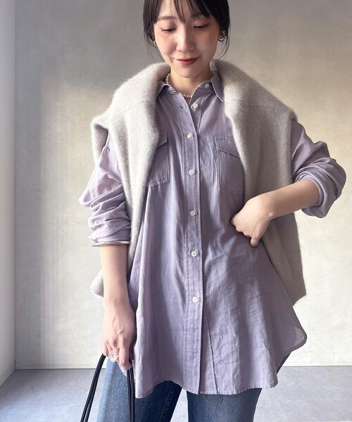 ビアズリーシフォンデニムシャツ新品 BEARDSLEY｜シフォンデニムシャツ | Rakuten Fashion(楽天ファッション