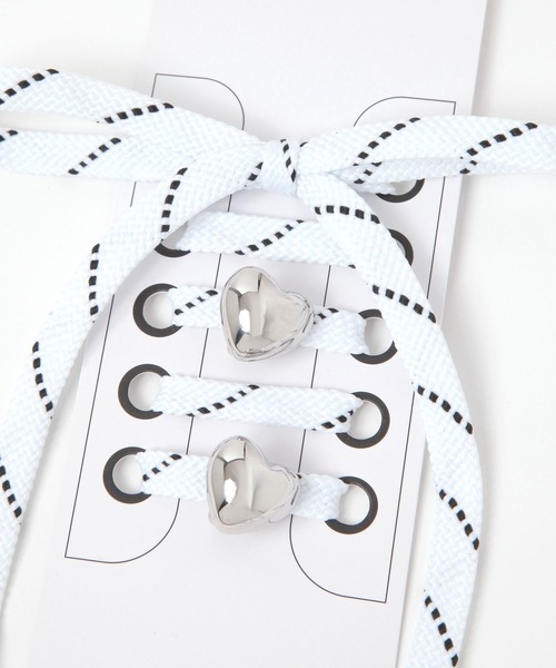 LOWRYS FARM（ローリーズファーム）の「パーツSETシューレース 291592（シューズ小物/雑貨・レディース・オフホワイト/レッド/ブルー・FREE）」の4枚目の写真