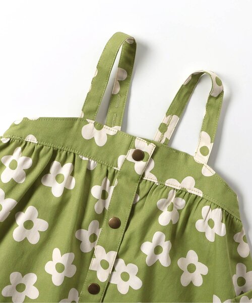 BREEZE（ブリーズ）の「【リンク/ジュニア対応】総柄ジャンスカ（ジャンパースカート・キッズ・ブラック/ライム・130/80/120/110/100/90）」の11枚目の写真