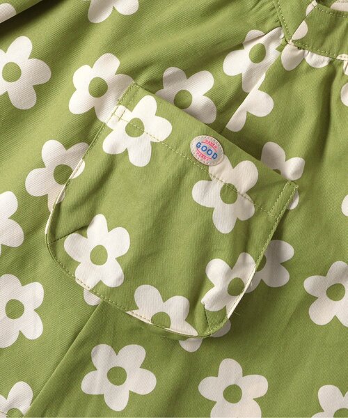 BREEZE（ブリーズ）の「【リンク/ジュニア対応】総柄ジャンスカ（ジャンパースカート・キッズ・ブラック/ライム・130/80/120/110/100/90）」の14枚目の写真