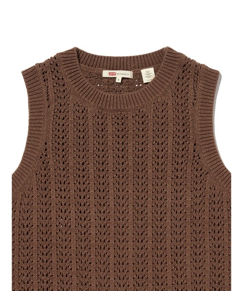 Levi's（リーバイス）の「Levi's/リーバイス サンライズ ニットタンクトップ（ニット/セーター・レディース・ブラウン・M/S/XS）」の4枚目の写真