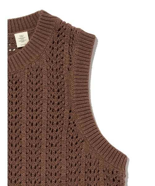 Levi's（リーバイス）の「Levi's/リーバイス サンライズ ニットタンクトップ（ニット/セーター・レディース・ブラウン・M/S/XS）」の5枚目の写真