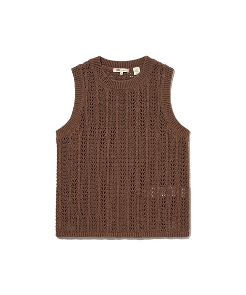 Levi's（リーバイス）の「Levi's/リーバイス サンライズ ニットタンクトップ（ニット/セーター・レディース・ブラウン・M/S/XS）」の2枚目の写真