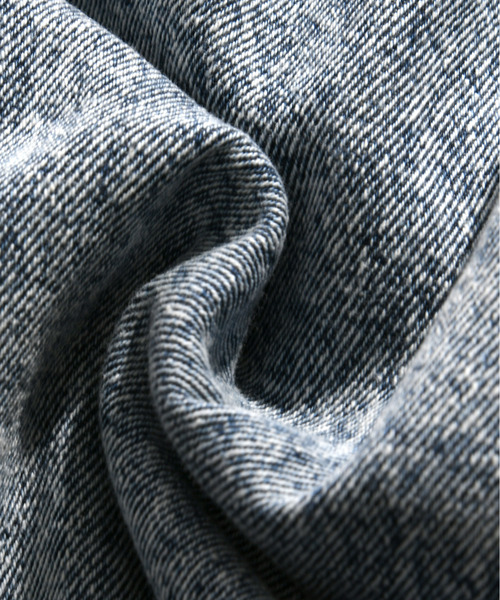 neos（ネオス）の「【neos】ルーズシルエット ヴィンテージライク ケミカルウォッシュ デニム ジップ パーカー（パーカー・メンズ・ブラック系/ブルー系/ブラック/ブルー・MEDIUM/LARGE/X-LARGE）」の7枚目の写真