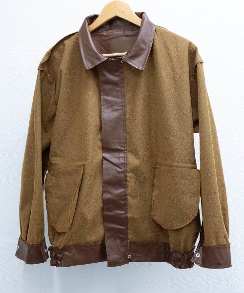 Miniministore（ミニミニストア）の「ブルゾン ジップアップジャケット 韓国風（ライダースジャケット・レディース・ブラウン/ブラック・FREE）」の13枚目の写真