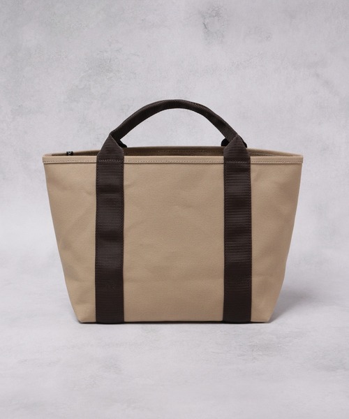 SABLE CLUTCH(セーブルクラッチ)の「LEATHER TAG CANVAS TOTE (M) - 富士金梅(帆布/キャンバストートバッグ)(トートバッグ・レディース・パープル/ゴールド/ダークブラウン・ONE SIZE)」の17枚目の写真