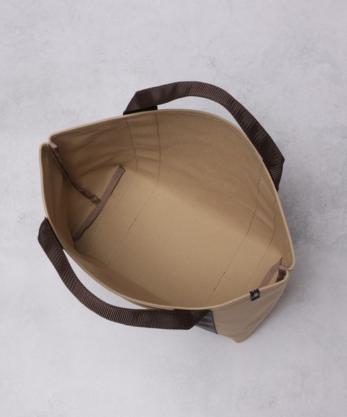 SABLE CLUTCH(セーブルクラッチ)の「LEATHER TAG CANVAS TOTE (M) - 富士金梅(帆布/キャンバストートバッグ)(トートバッグ・レディース・パープル/ゴールド/ダークブラウン・ONE SIZE)」の19枚目の写真