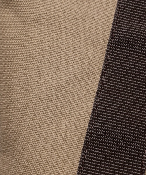 SABLE CLUTCH(セーブルクラッチ)の「LEATHER TAG CANVAS TOTE (M) - 富士金梅(帆布/キャンバストートバッグ)(トートバッグ・レディース・パープル/ゴールド/ダークブラウン・ONE SIZE)」の21枚目の写真