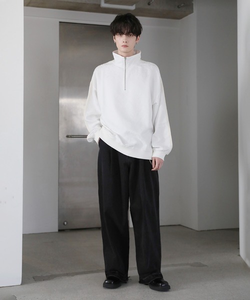 ASTRONOMY（アストロノミー）の「総柄ジャガードハーフジッププルオーバー（その他トップス・メンズ・グレー系/ブラック系/ホワイト/チャコール/ブラック/ホワイト系・L/M/S）」の18枚目の写真