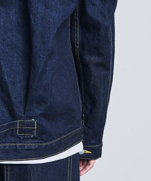 12oz CRUNCH DENIM BIG G-JKT:クランチ デニム ビッグ Gジャケット