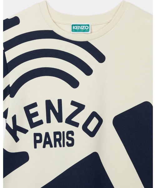 KENZO(ケンゾー)の「'East West' コットン ドレス(ワンピース・キッズ・ベージュ系その他・6A/8A)」の4枚目の写真