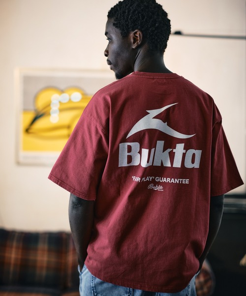 Bukta(バクタ)の「ヘビーウェイトT(ユニホーム)(Tシャツ/カットソー・メンズ・ワインレッド/ブルー/オフホワイト/チャコール・X-LARGE/LARGE/MEDIUM)」の4枚目の写真