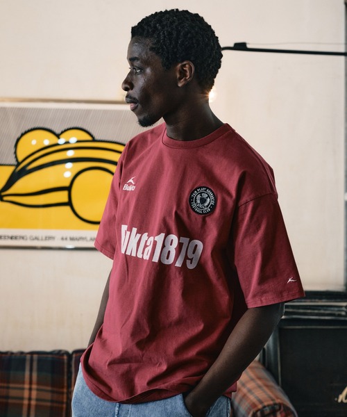 Bukta(バクタ)の「ヘビーウェイトT(ユニホーム)(Tシャツ/カットソー・メンズ・ワインレッド/ブルー/オフホワイト/チャコール・X-LARGE/LARGE/MEDIUM)」の14枚目の写真