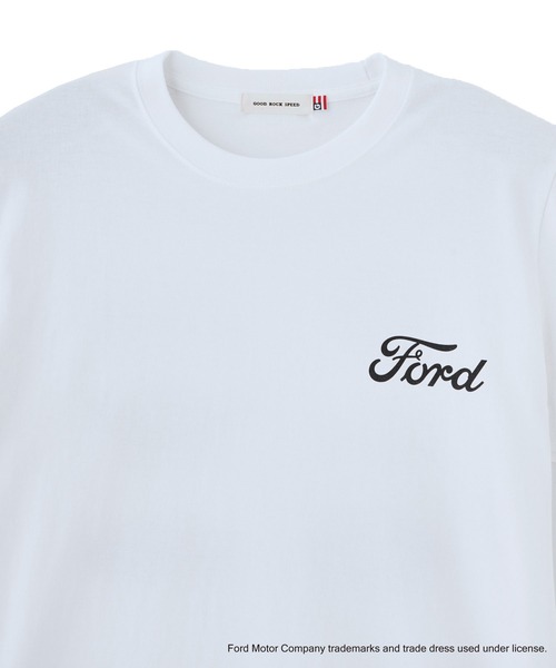 GOOD ROCK SPEED(グッドロックスピード)の「(GOOD ROCK SPEED)Ford S/S TEE(Tシャツ/カットソー・レディース・ホワイト・ONE SIZE)」の2枚目の写真