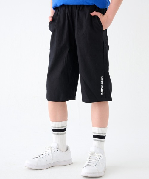 KRIFF MAYER Kid's Collection(クリフメイヤーキッズコレクション)の「涼綿ドビーメッシュハーフパンツ(その他パンツ・キッズ・ブラック/オリーブ/レンガ/ベージュ・120/130/140/150/160/170)」の2枚目の写真