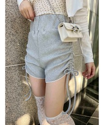 レース」に該当するレディースのパンツ（ショート・ひざ上丈