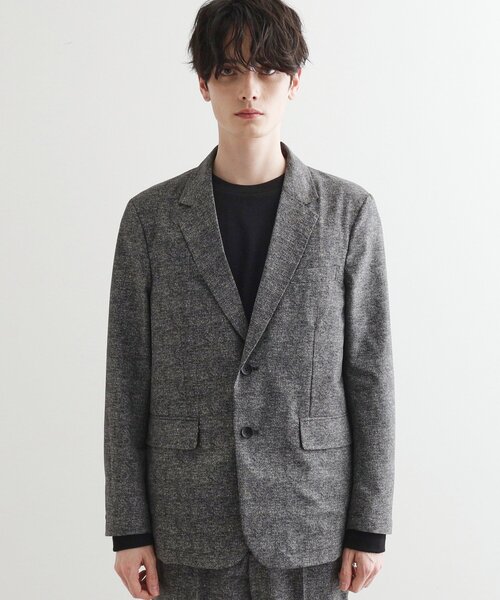 tk.TAKEO KIKUCHI（ティーケータケオキクチ）の「【洗える／通気性】COOL DOTS(R)テーラードジャケット（セットアップ対応）（テーラードジャケット・メンズ・ベージュ系6/ブルー系6/チャコール・04/03/02/01）」の17枚目の写真