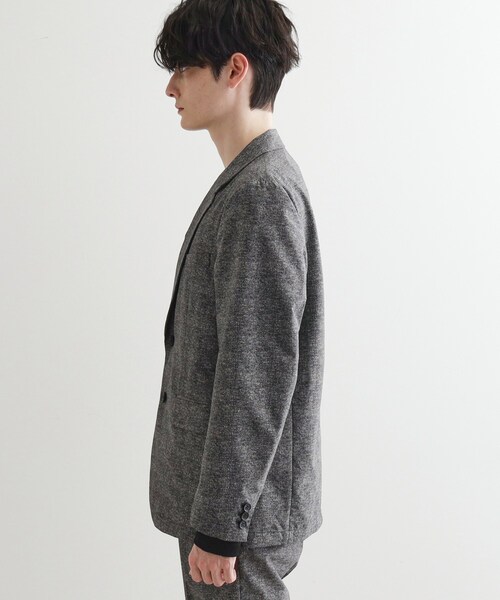 tk.TAKEO KIKUCHI（ティーケータケオキクチ）の「【洗える／通気性】COOL DOTS(R)テーラードジャケット（セットアップ対応）（テーラードジャケット・メンズ・ベージュ系6/ブルー系6/チャコール・04/03/02/01）」の18枚目の写真