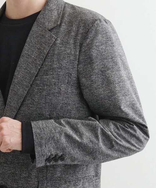 tk.TAKEO KIKUCHI（ティーケータケオキクチ）の「【洗える／通気性】COOL DOTS(R)テーラードジャケット（セットアップ対応）（テーラードジャケット・メンズ・ベージュ系6/ブルー系6/チャコール・04/03/02/01）」の22枚目の写真