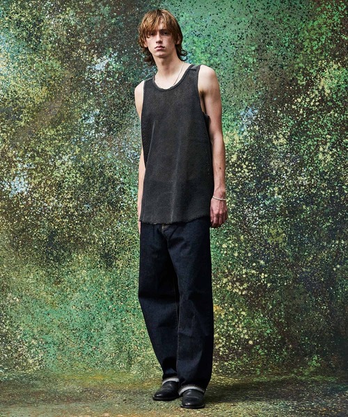MSML(エムエスエムエル)の「MESH TANKTOP(タンクトップ・メンズ・ライトブルー/ブラック・XL/L/M/S)」の17枚目の写真